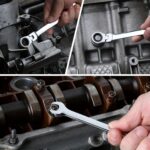 7-Piece Flexible-Head Ratcheting Combination Wrench Set - Image 6