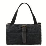 Vintage Roll-Up Canvas Tool Organiser with Zipped Compartments - Image 5