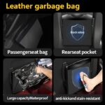 Premium Large-Capacity Car Rubbish Bin with Mounting Brackets & 20 Liners - Image 12