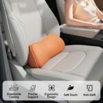 Breathable Ergonomic Car Lumbar Support Cushion – Warm Beige - Image 10