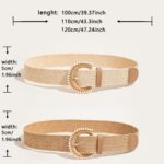 Set of 2 Woven Beaded Summer Waist Belts - Image 2