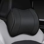 Ergonomic Contoured Car Neck Support Pillow – Black