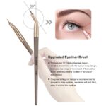 MAANGE 20-Piece Taupe Professional Makeup Brush Set with Velvet Pouch - Image 4