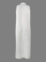 Women’s White Embroidered Resort Maxi Dress - Image 8