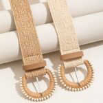 Set of 2 Woven Beaded Summer Waist Belts - Image 4