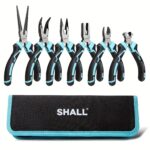 6-Piece Precision Mini Pliers Set with Storage Pouch
