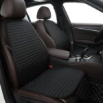 Premium Quilted Car Seat Protector in Warm Brown - Image 5