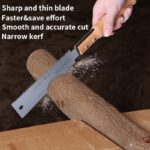 Japanese Pull Saw Set – 2 Double-Sided Woodworking Saws - Image 8