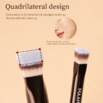 MAANGE 22-Piece Espresso Makeup Brush Collection with Travel Bag - Image 9