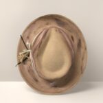 Unisex Distressed Vintage Fedora Hat - Image 4