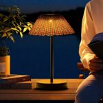 Solara Woven Solar Outdoor Table Lamp - Image 3