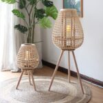 Liora Handwoven Floor Lantern - Image 4