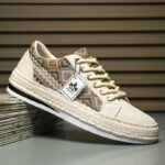 Men’s Woven Canvas Espadrille Sneakers - Image 2