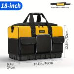 Heavy-Duty 16-Pocket Tool Bag with Reinforced Base - Image 3
