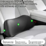 Breathable Ergonomic Car Lumbar Support Cushion – Warm Beige - Image 9