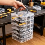 Clear Modular Tool Storage Carry Case