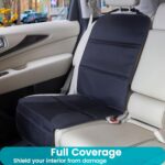 Padded Non-Slip Car Seat Protector with Storage Pockets & Headrest Hooks - Image 4