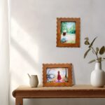 Wavy Edge Solid Wood 5x7 Photo Frame - Image 8