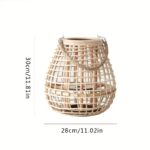 Liora Handwoven Floor Lantern - Image 2