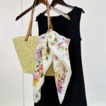 Wildflower Mulberry Silk Square Scarf - Image 5