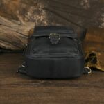 Distressed Leather Crossbody Chest Bag - Image 5