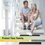 Double Reflective Tapes Outdoor Stair Tread Non-Slip, with Reflective And Glow-In-Dark Strips, Non-Slip Stair Tread High-Traction Tape, Suitable for Wooden Steps Ramps Deck Boat, Black - Image 3