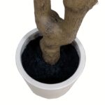180cm Artificial Olive Tree in White Pot - Image 4