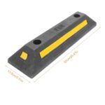 Heavy-Duty Rubber Parking Wheel Stops — Set of 2 - Image 3
