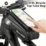 WEST BIKING Waterproof Top Tube Phone Bag - Image 3