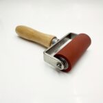 4-Inch Silicone Pressure Roller with Natural Wooden Handle - Image 7