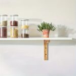 Natural Wood Floating Shelf Brackets — 2 Pack - Image 3