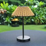 Solara Woven Solar Outdoor Table Lamp - Image 4