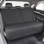 Quilted Waterproof Dog Car Seat Cover – Universal Rear Bench Protector
