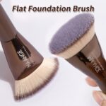 MAANGE 13-Piece Espresso Makeup Brush Collection with Travel Case - Image 8