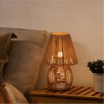 Natural Paper Rope Bedside Lamp - Image 5