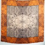 Scenic Landscape Pure Silk Square Scarf - Image 4