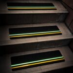 Double Reflective Tapes Outdoor Stair Tread Non-Slip, with Reflective And Glow-In-Dark Strips, Non-Slip Stair Tread High-Traction Tape, Suitable for Wooden Steps Ramps Deck Boat, Black - Image 5