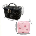 Luxury Tweed Beauty Travel Case - Image 2