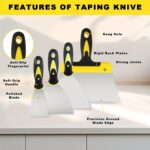 4-Piece Stainless Steel Putty Knife & Wall Scraper Set - Image 3