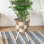 Cross-Woven Raised Plant Stand - Image 5