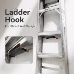 Heavy-Duty Wall-Mounted Ladder Storage Hooks - Image 6