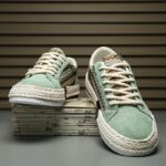 Men’s Woven Canvas Espadrille Sneakers - Image 11