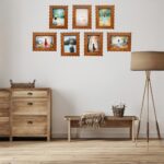 Wavy Edge Solid Wood 5x7 Photo Frame - Image 2