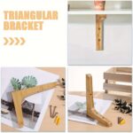 Natural Wood Floating Shelf Brackets — 2 Pack - Image 7