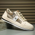 Men’s Woven Canvas Espadrille Sneakers - Image 5
