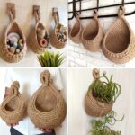 Handwoven Hanging Storage Baskets — Set of 3 - Image 4