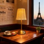 Rechargeable Rattan Table Lamp - Image 8