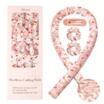 Ellitina Cherry Satin Heatless Curling Set - Image 4
