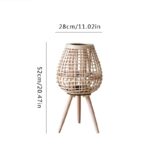 Liora Handwoven Floor Lantern - Image 3
