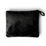 2-in-1 Packable Travel Blanket & Pillow with Luggage Sleeve – Charcoal Grey - Image 8